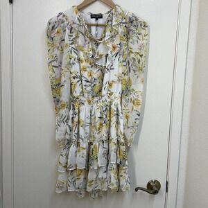 NWT Generation Love Floral Dress XXS Ruffle Sheer Feminine Summer Romantic Cute